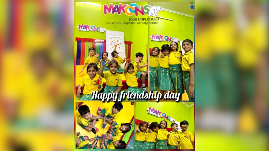 Celebrating Bonds of Friendship at Makoons Play School in Rajnagar Extension!