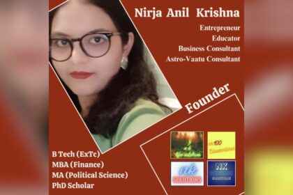 Nirja Anil Krishna, Founder of NK100 EDUVENNTURES, Set to Launch Free Humanitarian Website 'i-Mangal